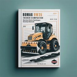 Bomag BW35 Trench Compactor Sn101012000121-101012001000 Parts Catalog PDF
