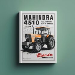 Mahindra 4510 Tractor Service Repair Workshop Manual PDF