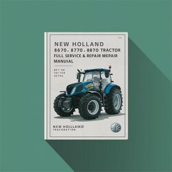 New Holland 8670 8770 8870 8970 Tractor Service Repair Workshop Manual PDF