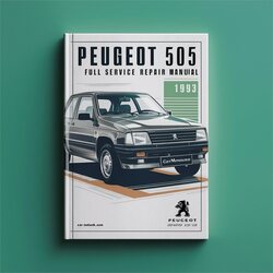 1979-1993 Peugeot 505 Service Repair Workshop Manual PDF