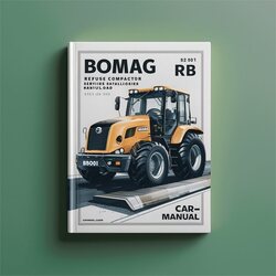 Bomag BC601 RB Refuse Compactor Sn101570100101-101570100108 Parts Catalog PDF