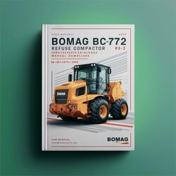 Bomag BC772 RS-2 Refuse Compactor Sn101570511001-101570519999 Parts Catalog PDF