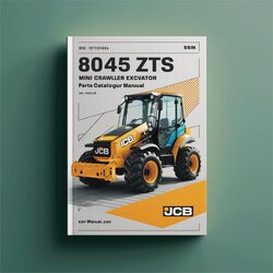 JCB 8045 ZTS Tier 3 Mini Crawler Excavator (sn: 01070636-01070641 01070648-01071180) Parts Catalog PDF
