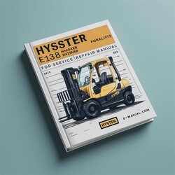 Hyster E138 (n30xmr N40XMR N45XMR N25XMDR N30XMDR N50xma) Forklift Service Repair Workshop Manual PDF
