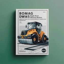 Bomag BW145 DH-3 Single Drum Vibratory Rollers Sn901581481001-901581489999 Parts Catalog PDF