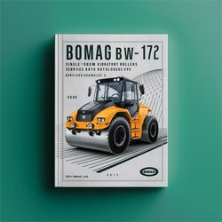 Bomag BW172 D-2 Single Drum Vibratory Rollers Sn136520121001-136520129999 Parts Catalog PDF