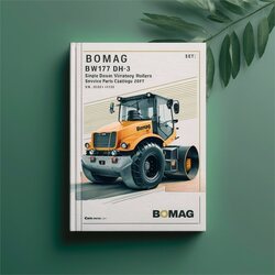 Bomag BW177 DH-3 Single Drum Vibratory Rollers Sn101580140101-101580141036 Parts Catalog PDF