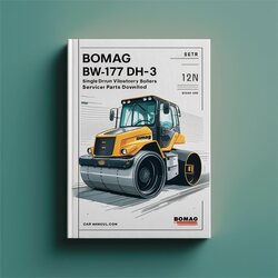 Bomag BW177 DH-3 Single Drum Vibratory Rollers Sn901581071116-901581079999 Parts Catalog PDF