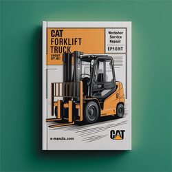CAT Electric Forklift Truck EP16NT EP18NT EP20NT Service Repair Workshop Manual PDF