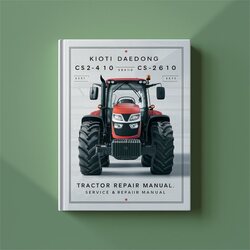 Kioti Daedong CS2410 CS2610 Tractor Service Repair Workshop Manual PDF