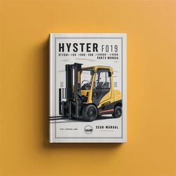 2000-2016 Hyster F019 (h13. .00xm H10. .000xm-12ec) Forklift Parts Catalog PDF