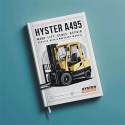 Hyster A495 (w20za W25za) Forklift Service Repair Workshop Manual PDF