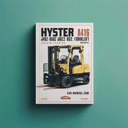 Hyster A416 J40Z J50Z J60Z J65Z Forklift Parts Catalog PDF
