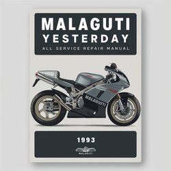 Malaguti Yesterday All Service Repair Workshop Manual PDF