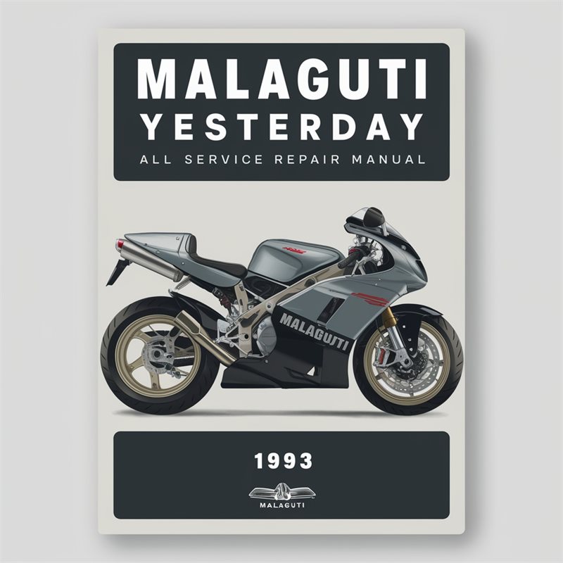 Malaguti Yesterday All Service Repair Workshop Manual PDF