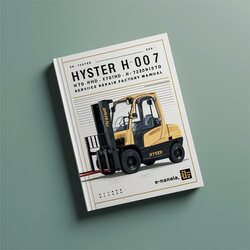 Hyster H007 (h170hd H190HD H210HD H230HD H250HD H280hd) Forklift Service Repair Workshop Manual PDF