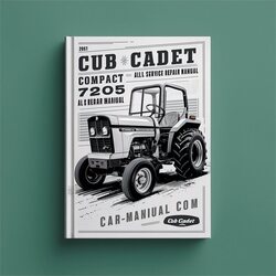 Cub Cadet 7205 Compact Tractor All Service Repair Workshop Manual PDF