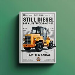 Still Diesel Forklift Truck R70-35 R70-40 R70-45: R7041 R7042 R7043 Parts Catalog PDF
