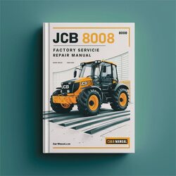 JCB 8008 Service Repair Workshop Manual PDF