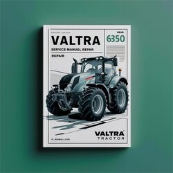 Valtra 6350 Tractor WSM Service Repair Workshop Manual PDF