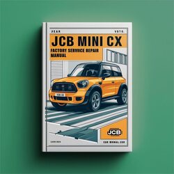 JCB Mini Cx Service Repair Workshop Manual PDF