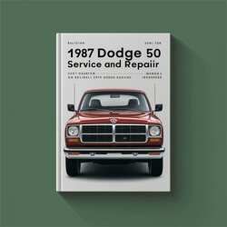 1987 Dodge D Series RAM 50 Service Repair Workshop Manual PDF