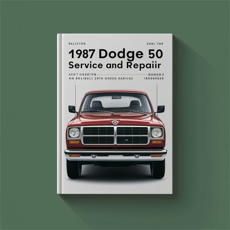 1987 Dodge D Series RAM 50 Service Repair Workshop Manual PDF
