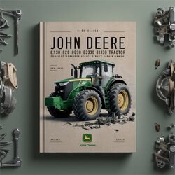 John Deere 8130 8230 8330 8430 8530 Tractor Manual completo de servicio y reparación del taller 