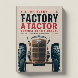 B.f. BF Avery Tractor Service Repair Workshop Manual PDF