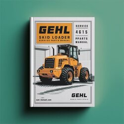 Gehl Skid Loader 4615 Parts Catalog PDF