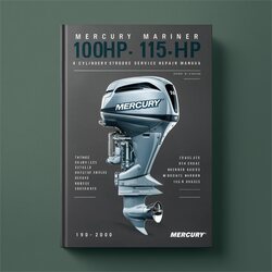 1990-2000 Mercury Mariner 100HP-125HP 4 Cylinder 2 Stroke Outboard Engine Service Repair Workshop Manual PDF
