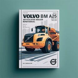 VOLVO BM A25 ARTICULATED HAULER Service And Repair Manual 