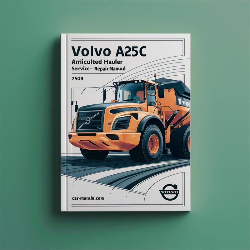 Volvo A25C Articulated Hauler Service Repair Workshop Manual PDF