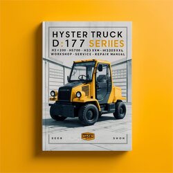 Hyster Gabelstapler D177 Serie: Werkstatthandbuch