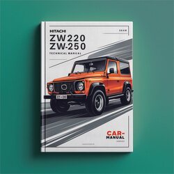 Hitachi ZW220 ZW250 Service Repair Workshop Manual PDF