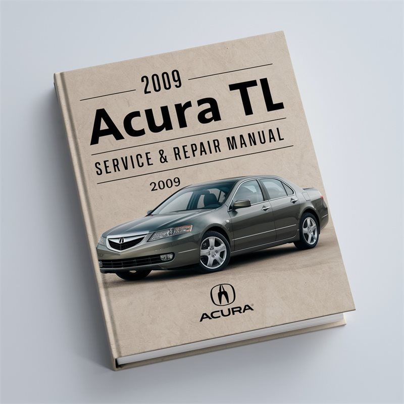 2009 Acura TL Service Repair Workshop Manual PDF