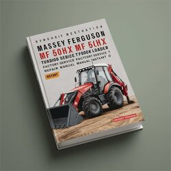 Massey Ferguson MF 50H 50HX 60HX Turbo Series T Backhoe Loader Service Repair Workshop Manual PDF