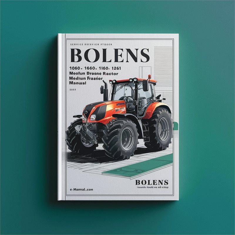 Bolens 1058 1060 1160 1258 1261 Medium Frame Tractor Service Repair Workshop Manual PDF