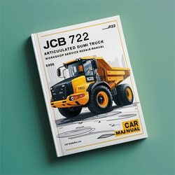 JCB 722 Articulated Dump Truck Service Repair Workshop Manual PDF