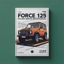 1984-1989 Force 125 HP Service Repair Workshop Manual PDF