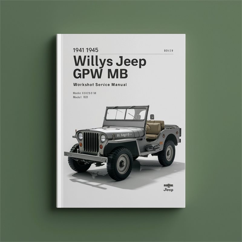 Jeep Willys 1941-1945 Gpw Mb Service Repair Workshop Manual PDF