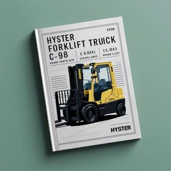 Hyster Forklift Truck C098 Series: E3.50xl E4.00xl E5.00xl E5.50xl Spare Parts Catalog PDF