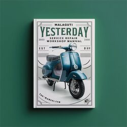 Malaguti Yesterday Scooter (perfect Diy) Service Repair Workshop Manual PDF