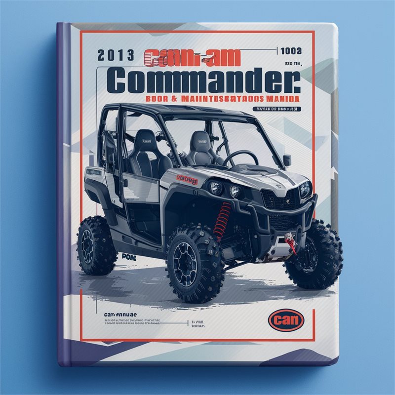 2013 CAN-AM Commander 800R 1000 Parts Accessory Catalog Owners/operators PDF