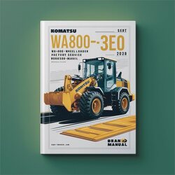 Komatsu WA800-3E0 WA900-3E0 Wheel Loader Service Repair Workshop Manual PDF