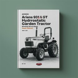 Ariens 931 Series GT Hydrostatic Garden Tractor Service Repair Workshop Manual PDF