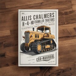Allis Chalmers H-4 HD-4 Crawler Tractors Illustrated -improved Parts Catalog PDF