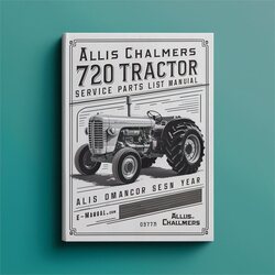 Allis Chalmers 720 Tractor Parts Catalog PDF