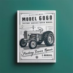 Allis Chalmers Model 6060 Tractor Service Repair Workshop Manual PDF