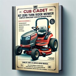 Cub Cadet RZT Series Zero Turn Rider Mower Service Repair Workshop Manual PDF